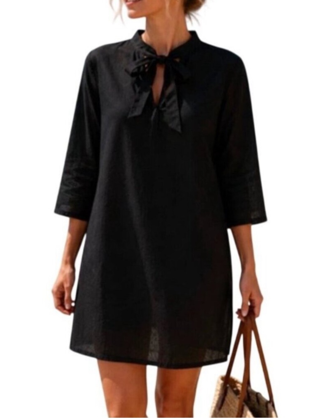 NWT Tuckernuck Marseille caftan black small